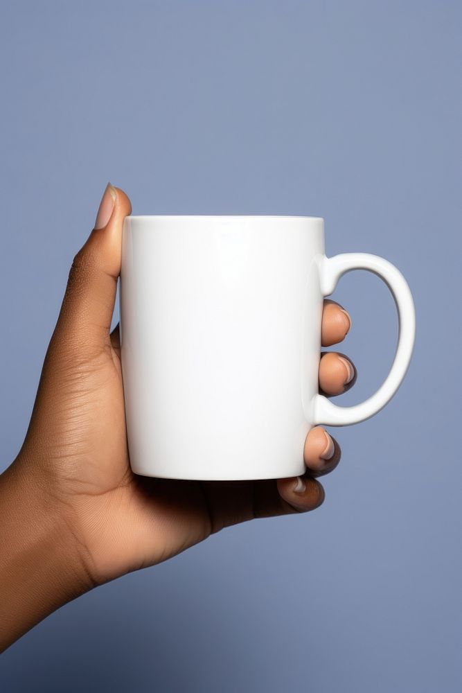 Coffee mug hand holding drink. AI generated Image by rawpixel.