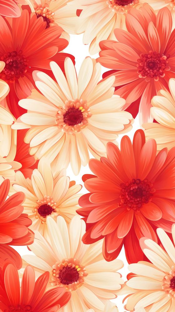 Gerbera flower backgrounds wallpaper. AI generated Image by rawpixel.