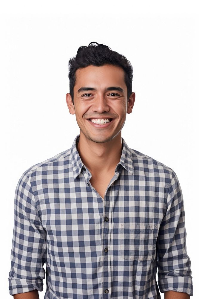 Smiling hispanic man shirt smile adult. AI generated Image by rawpixel.