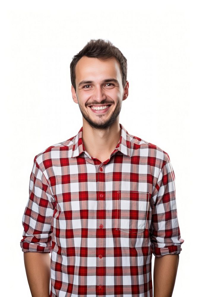 Smiling slavic man shirt portrait adult. AI generated Image by rawpixel.