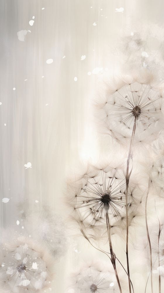 Dandelion border flower plant inflorescence. AI generated Image by rawpixel.