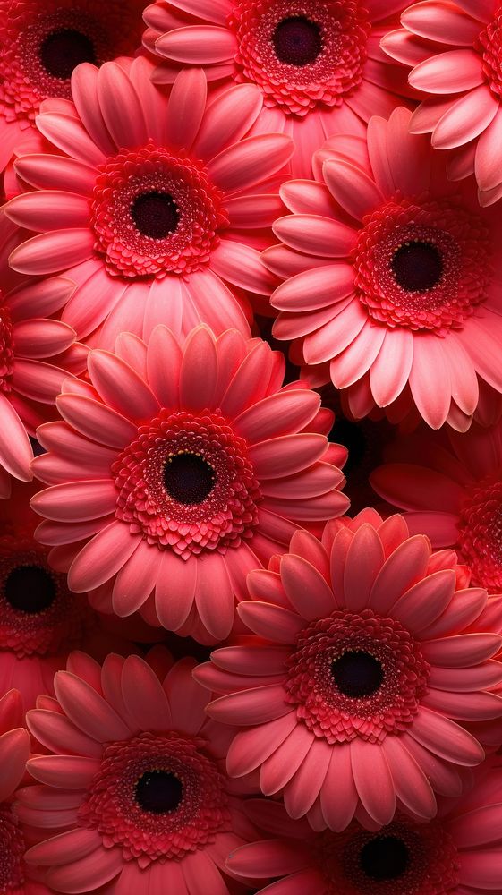 Gerbera flower backgrounds pattern. AI generated Image by rawpixel.