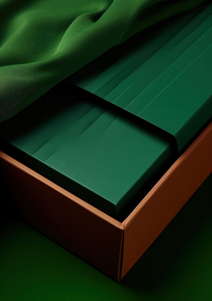 Box packaging green furniture billiards. AI generated Image by rawpixel.