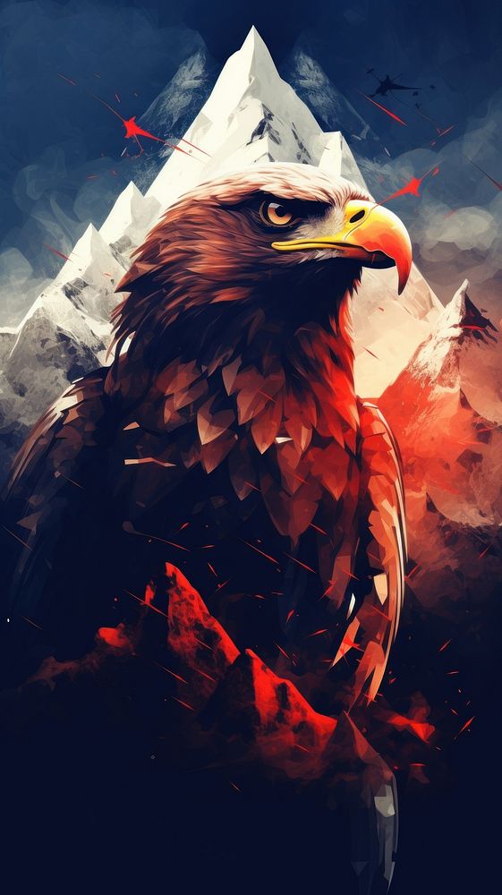 Eagle outdoors animal bird. AI generated Image by rawpixel.