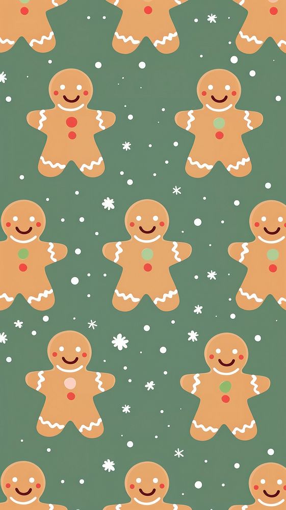 Pattern backgrounds christmas cookie. AI generated Image by rawpixel.