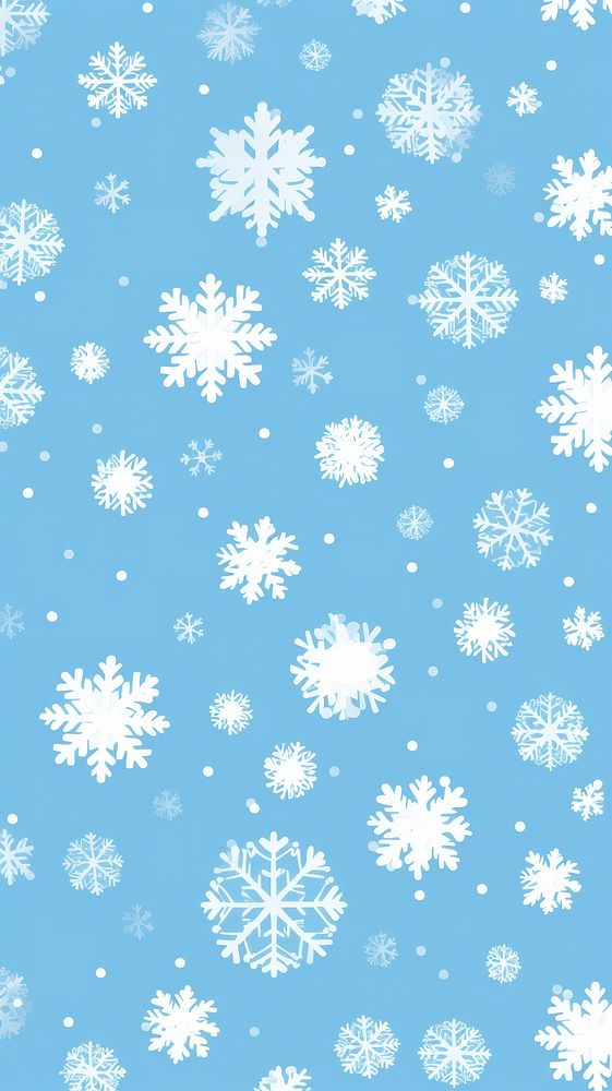 Snow flex pattern backgrounds snowflake. AI generated Image by rawpixel.