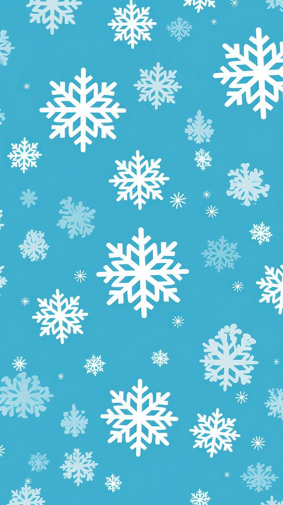 Snow flex pattern backgrounds snowflake. AI generated Image by rawpixel.