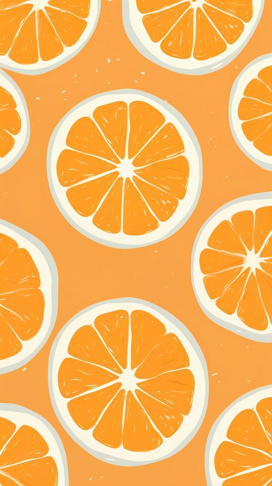 Slice of orange backgrounds grapefruit pattern. AI generated Image by rawpixel.