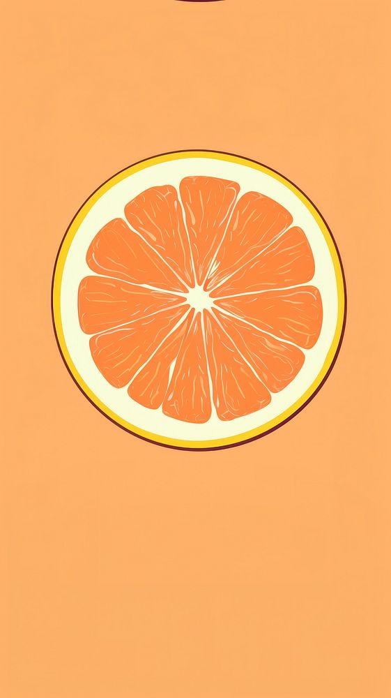 Slice of orange grapefruit plant food. AI generated Image by rawpixel.