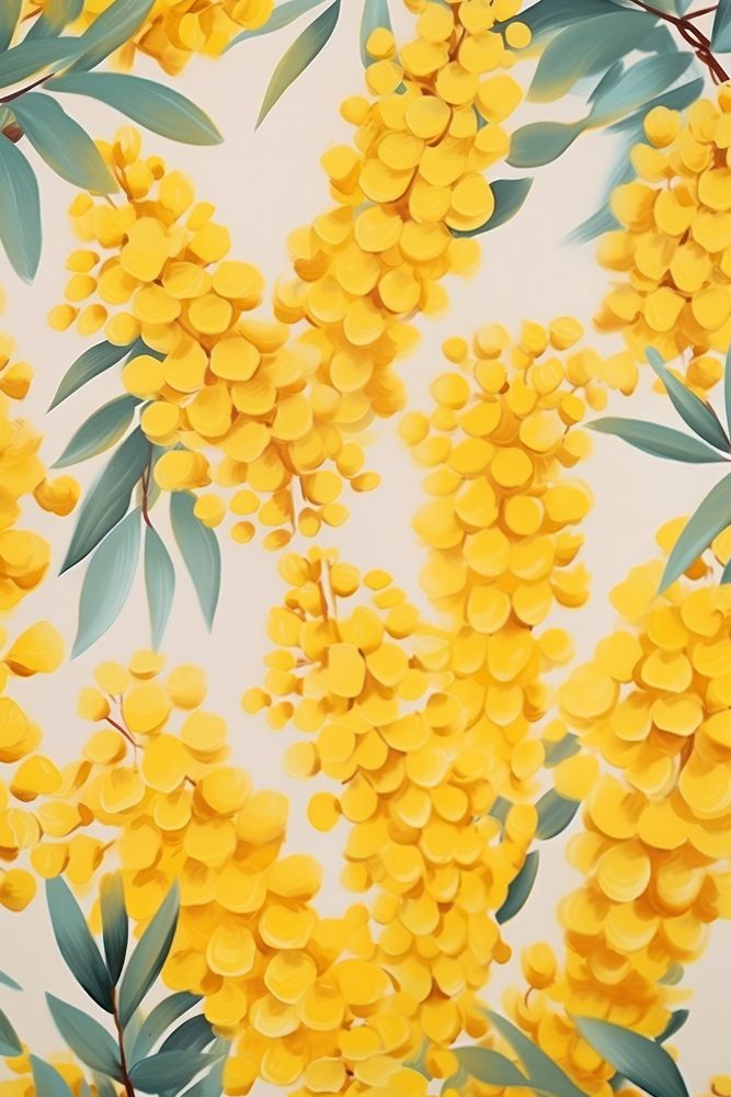 Yellow flowers backgrounds wallpaper plant. AI generated Image by rawpixel.