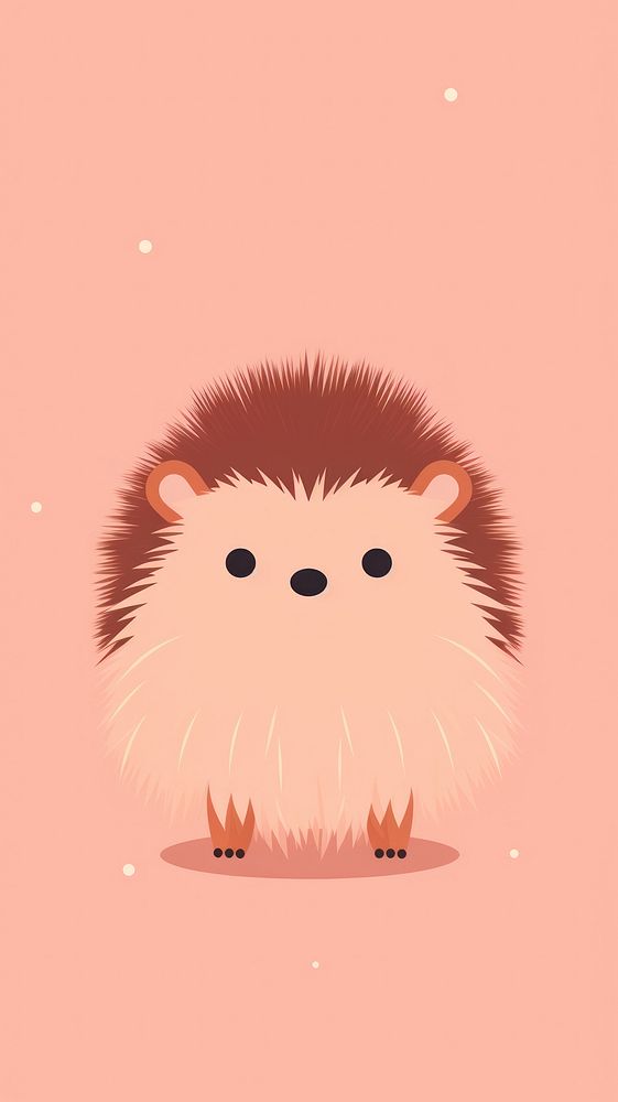 Porcupine cartoon animal hedgehog. AI generated Image by rawpixel.