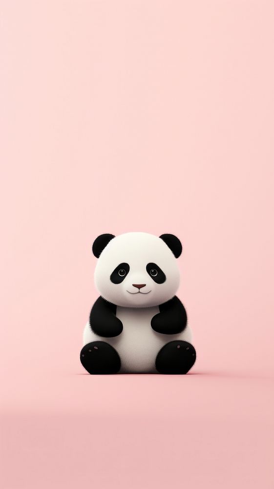 Panda animal cartoon mammal. AI generated Image by rawpixel.
