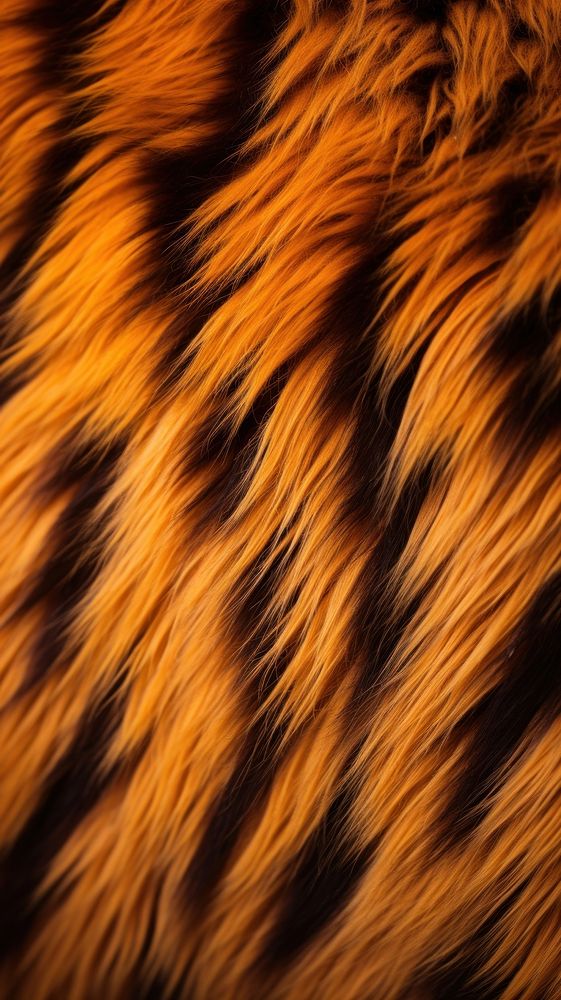 Tiger fur texture macro photography backgrounds. AI generated Image by rawpixel.