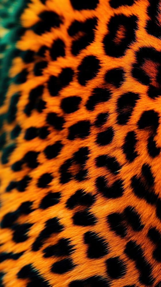 Leopard skin wildlife animal green. AI generated Image by rawpixel.