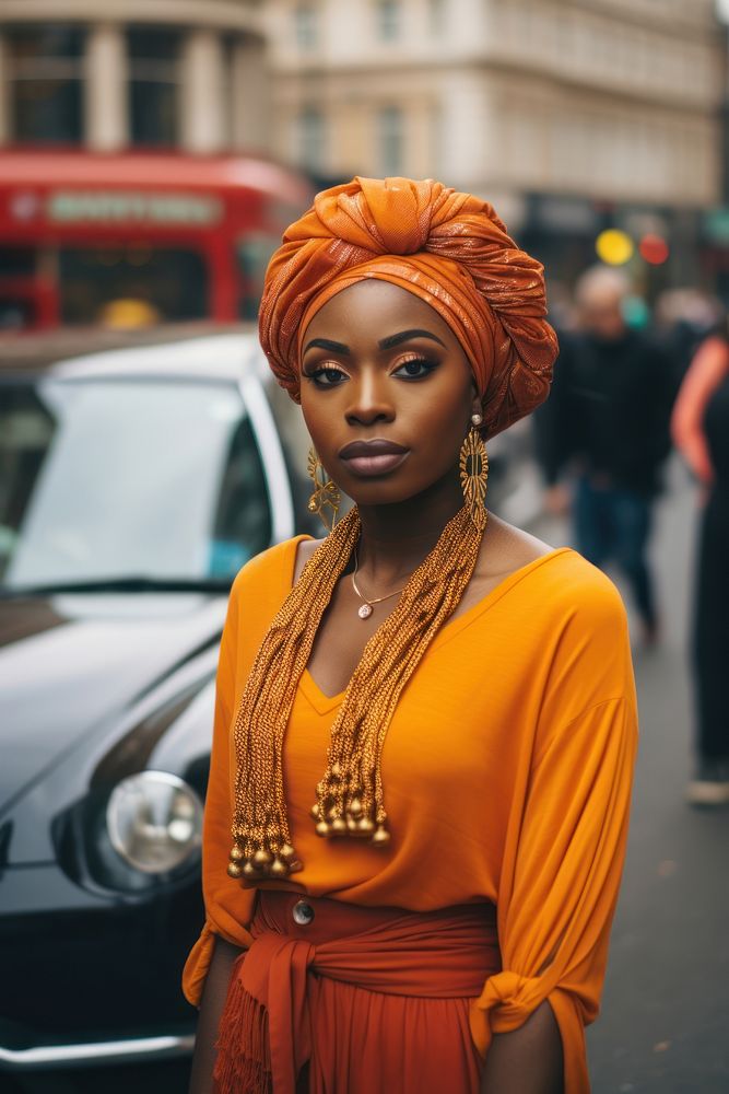 Young African woman photography portrait vehicle. AI generated Image by rawpixel.