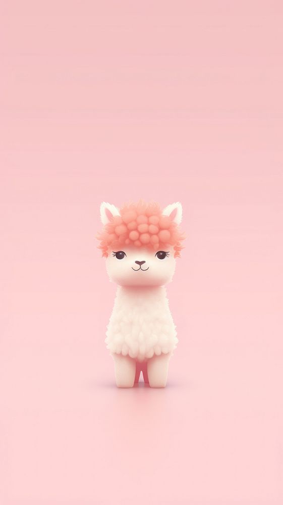 Alpaca animal cute toy. AI generated Image by rawpixel.
