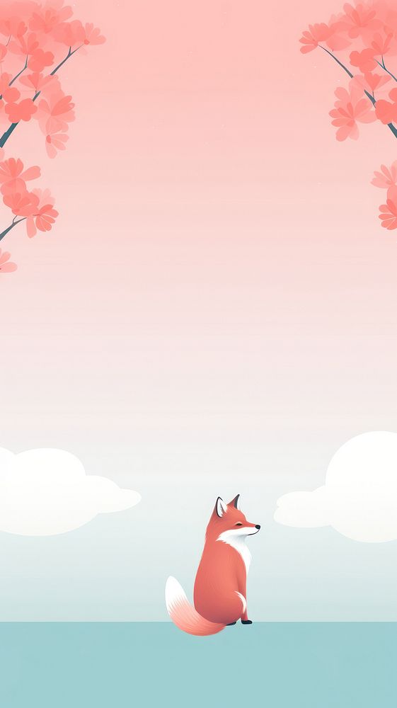 Fox outdoors nature animal. AI generated Image by rawpixel.