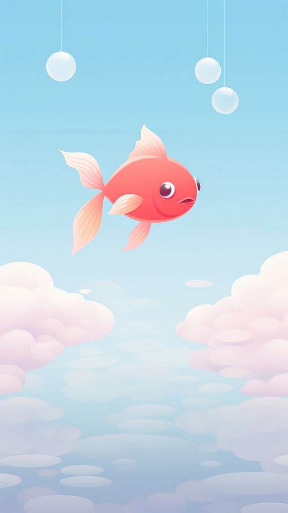 Goldfish animal outdoors nature. AI generated Image by rawpixel.