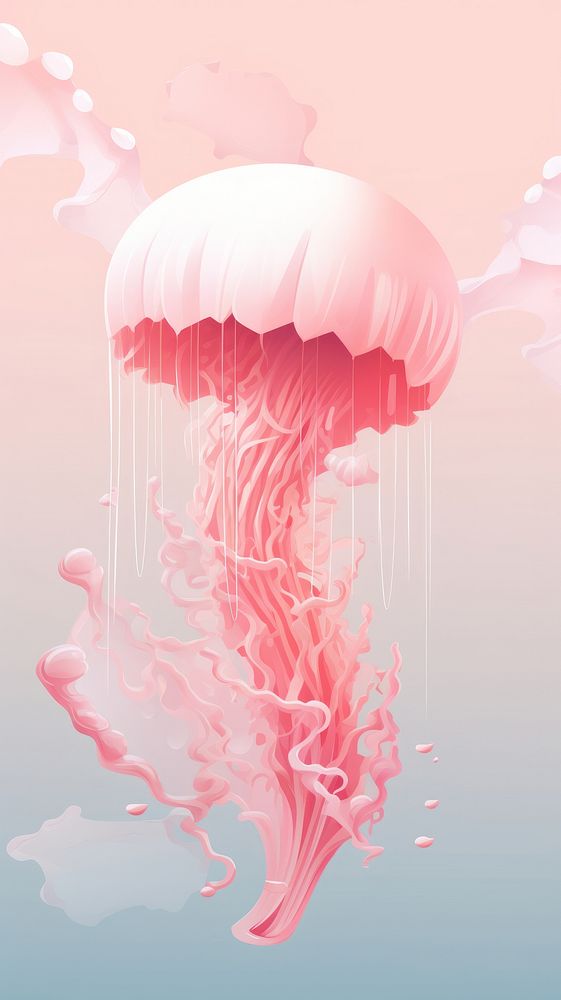 Jellyfish animal invertebrate chandelier. AI generated Image by rawpixel.