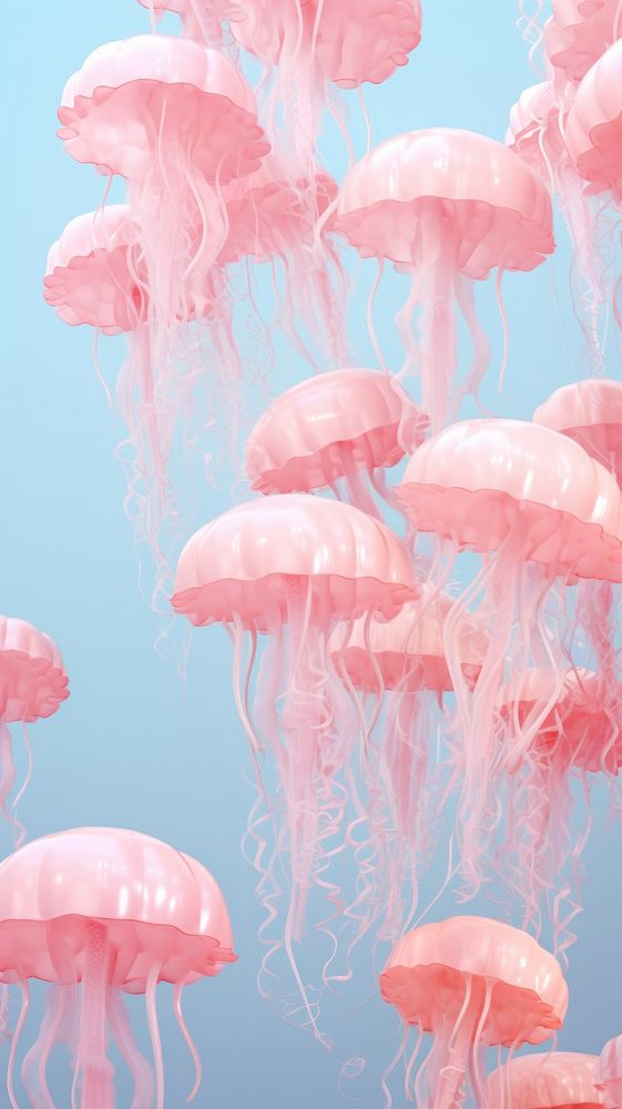 Jellyfish animal invertebrate transparent. AI generated Image by rawpixel.