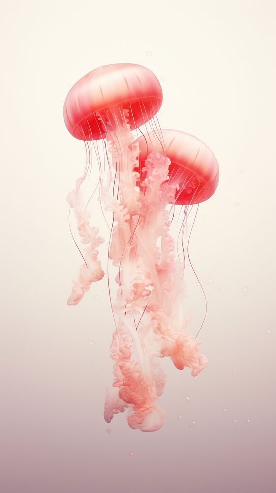 Ellyfish jellyfish animal nature. AI generated Image by rawpixel.
