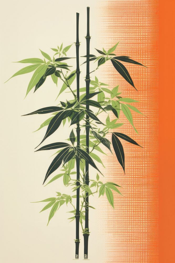 Bamboo plant green cannabis. AI generated Image by rawpixel.