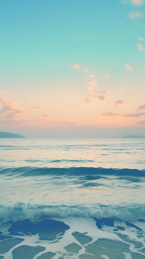 Sea surface outdoors horizon nature. AI generated Image by rawpixel.