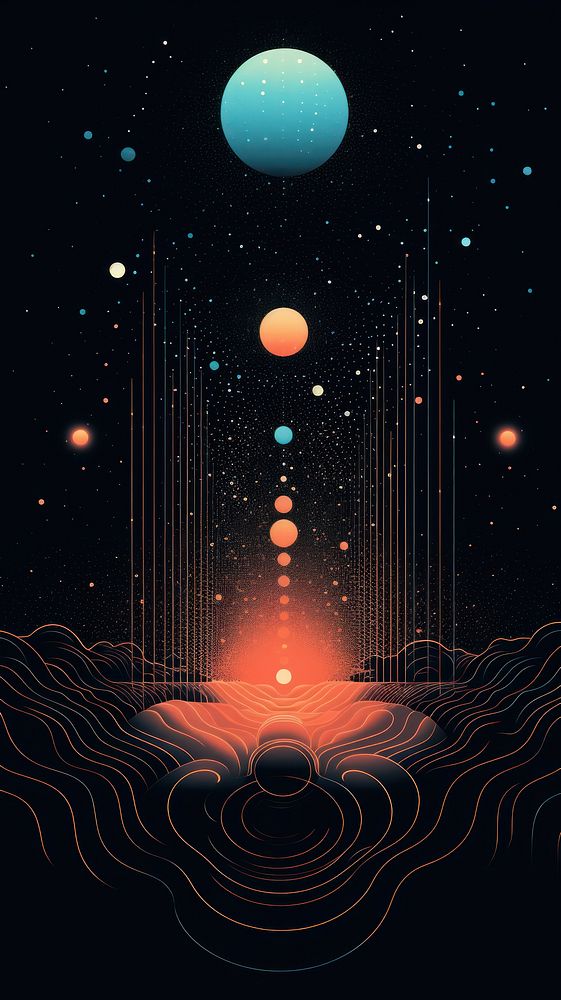 Empty space astronomy universe science. AI generated Image by rawpixel.