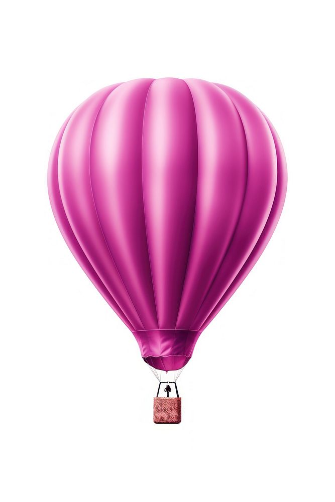 Air balloon aircraft vehicle magenta. AI generated Image by rawpixel.