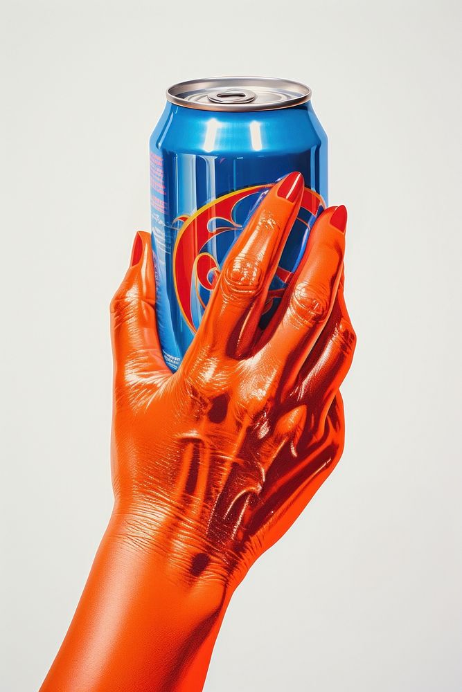 A cola can adult hand refreshment. AI generated Image by rawpixel.