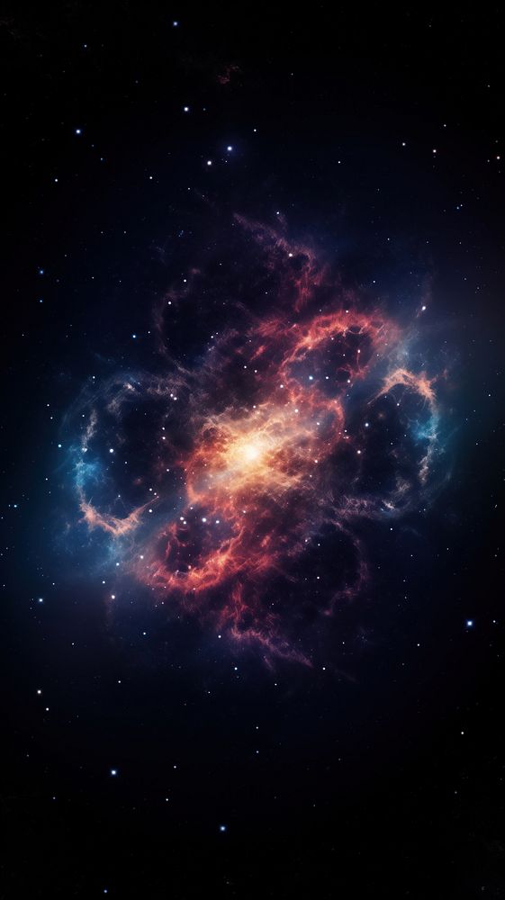 Minimal Galaxy astronomy universe nebula. AI generated Image by rawpixel.