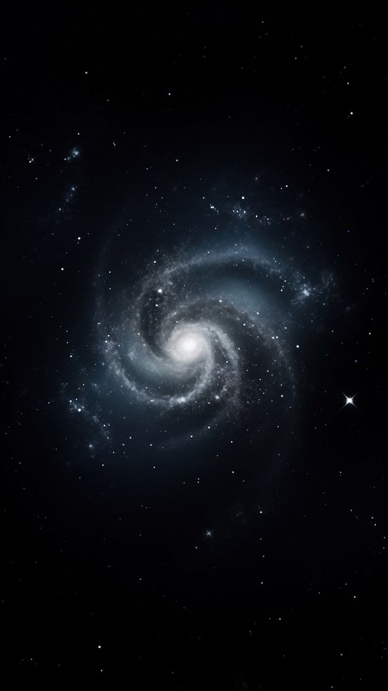 Minimal Galaxy astronomy outdoors galaxy. AI generated Image by rawpixel.