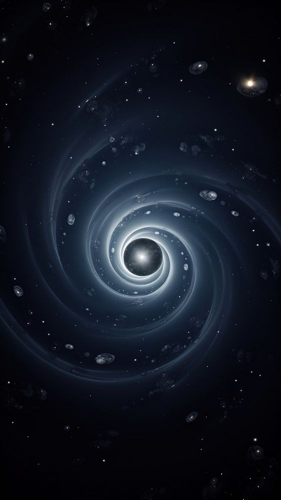 Minimal Galaxy astronomy universe galaxy. AI generated Image by rawpixel.