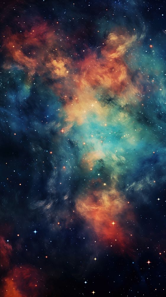 Galaxy astronomy universe outdoors. AI generated Image by rawpixel.