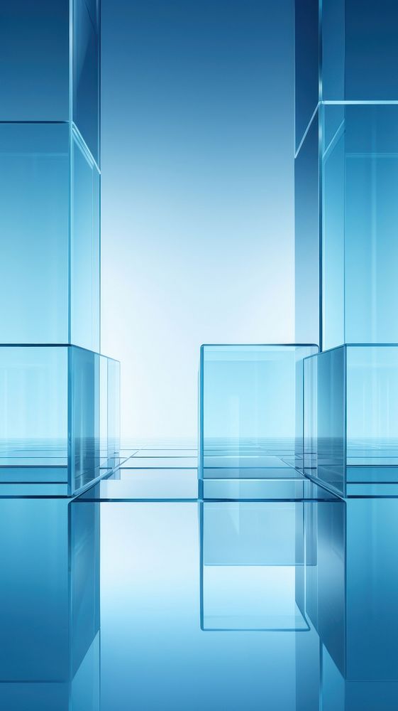 Beautiful glass reflection wallpaper architecture transparent backgrounds. AI generated Image by rawpixel.