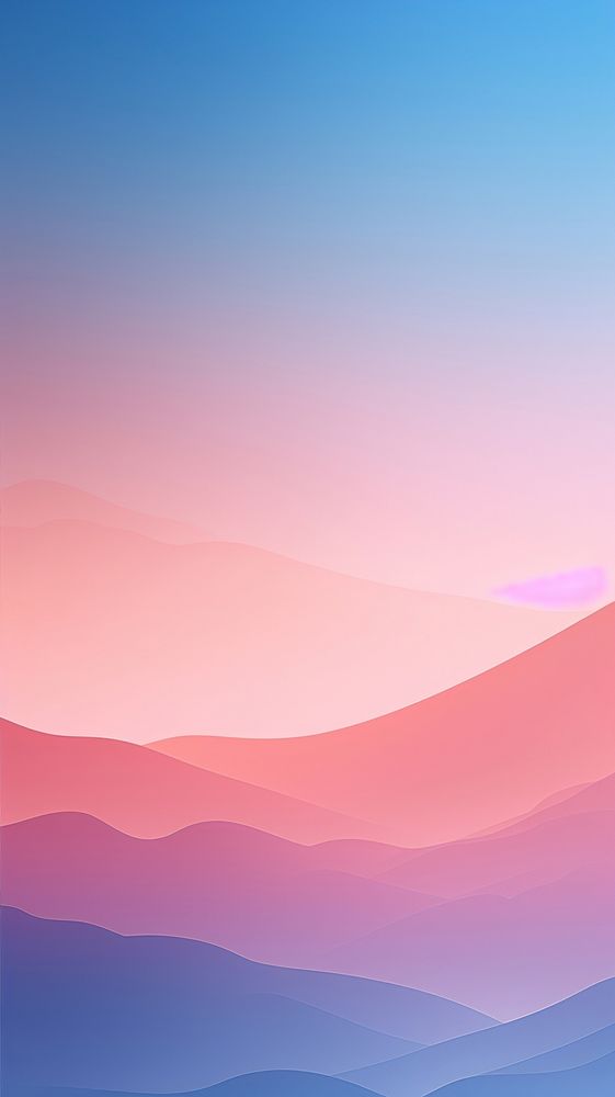 Beautiful gradient wallpaper outdoors nature sunset. AI generated Image by rawpixel.