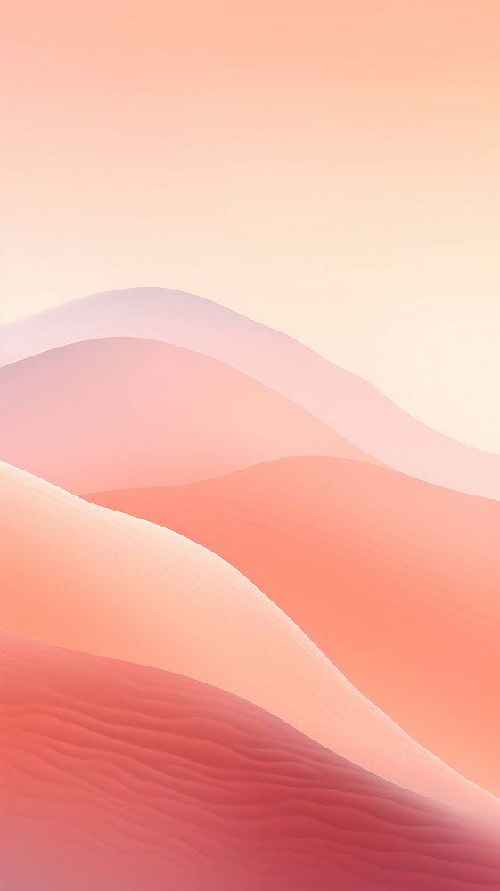 Beautiful light peach gradient wallpaper outdoors nature desert. AI generated Image by rawpixel.