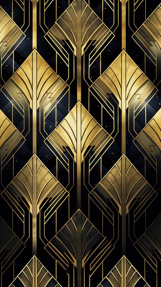 Glamorous Twenties Art Deco pattern art backgrounds. AI generated Image by rawpixel.