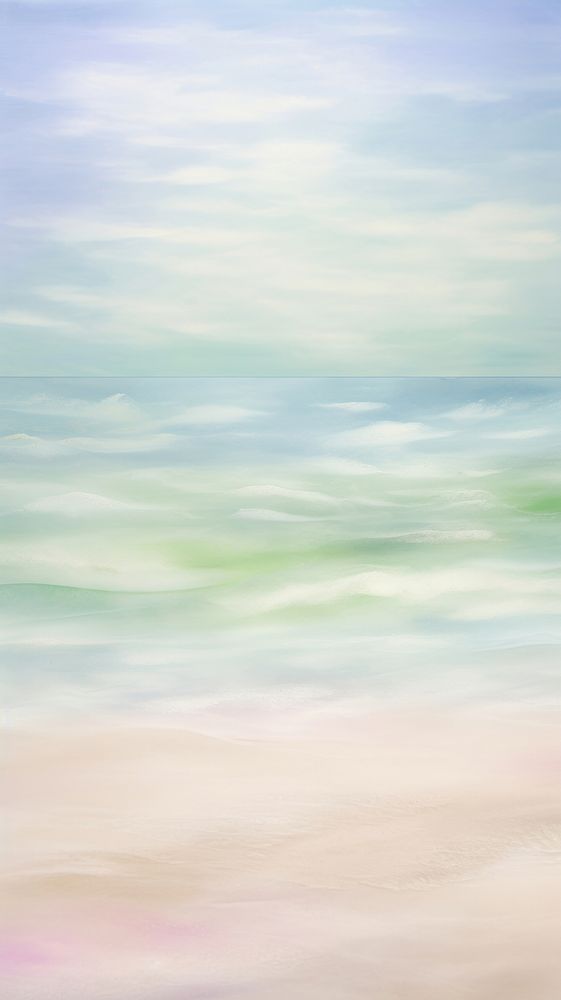 Beach wallpaper outdoors nature ocean. AI generated Image by rawpixel.