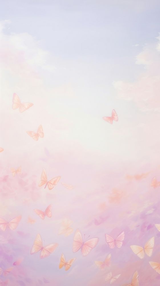 Painting butterflies wallpaper outdoors nature Premium Photo