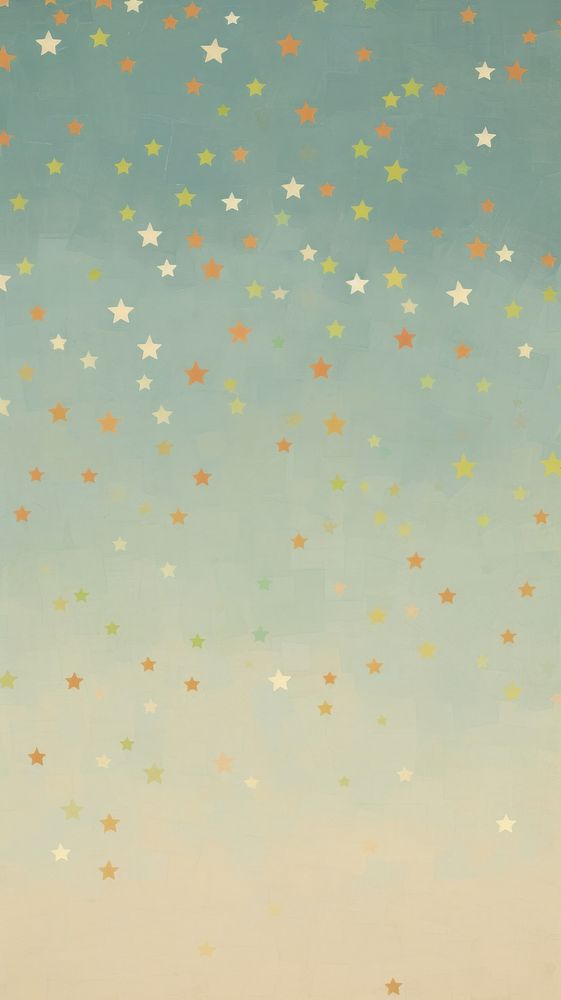 Minimal stars wallpaper confetti pattern backgrounds. AI generated Image by rawpixel.