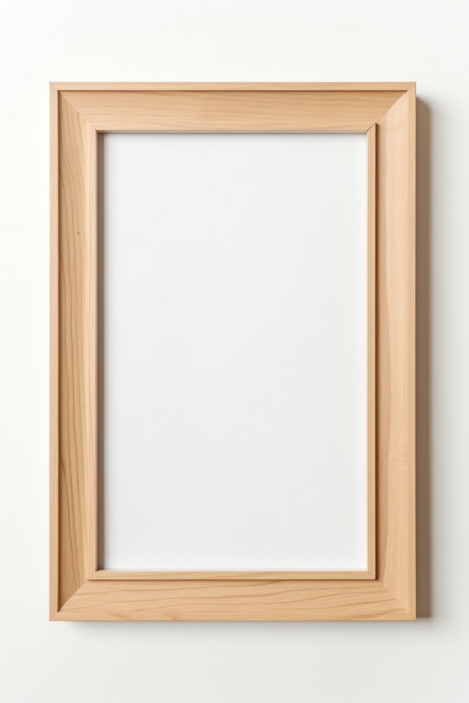 Wooden frame mockup backgrounds white background architecture. AI generated Image by rawpixel.