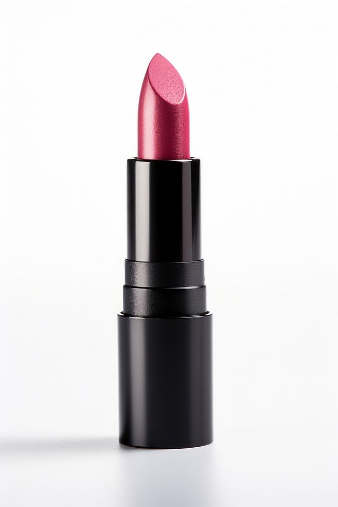A lipstick cosmetics white background magenta. AI generated Image by rawpixel.