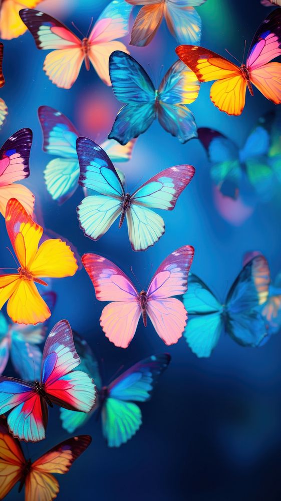 Butterflies butterfly outdoors animal. AI generated Image by rawpixel.