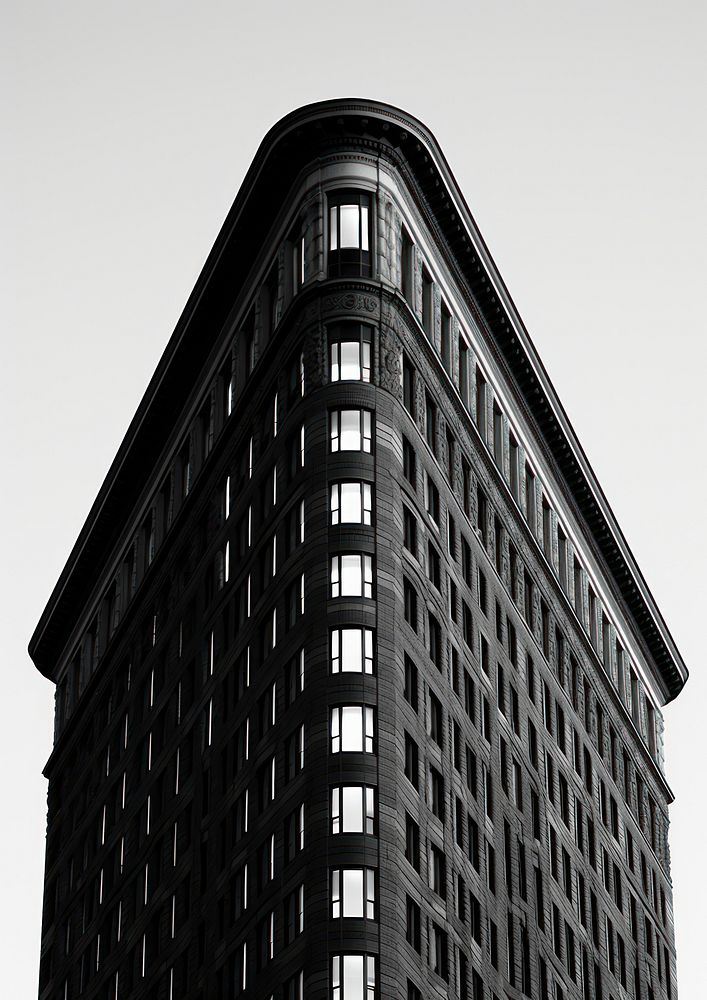 A building architecture black city. AI generated Image by rawpixel.