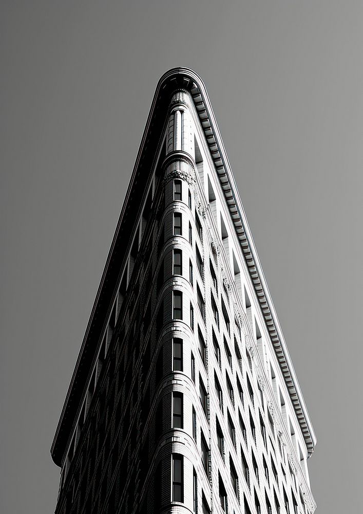 A building architecture tower black. AI generated Image by rawpixel.