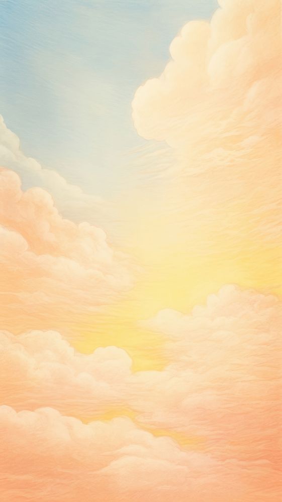 Cloudy and sun backgrounds painting outdoors. AI generated Image by rawpixel.