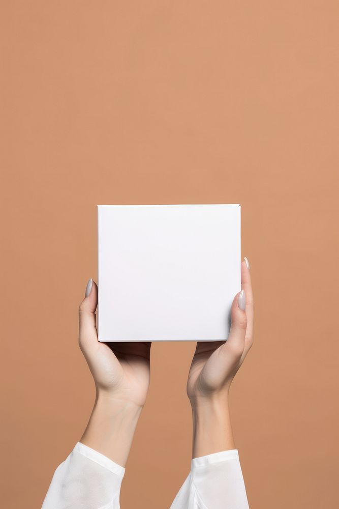 Box holding paper white. AI generated Image by rawpixel.