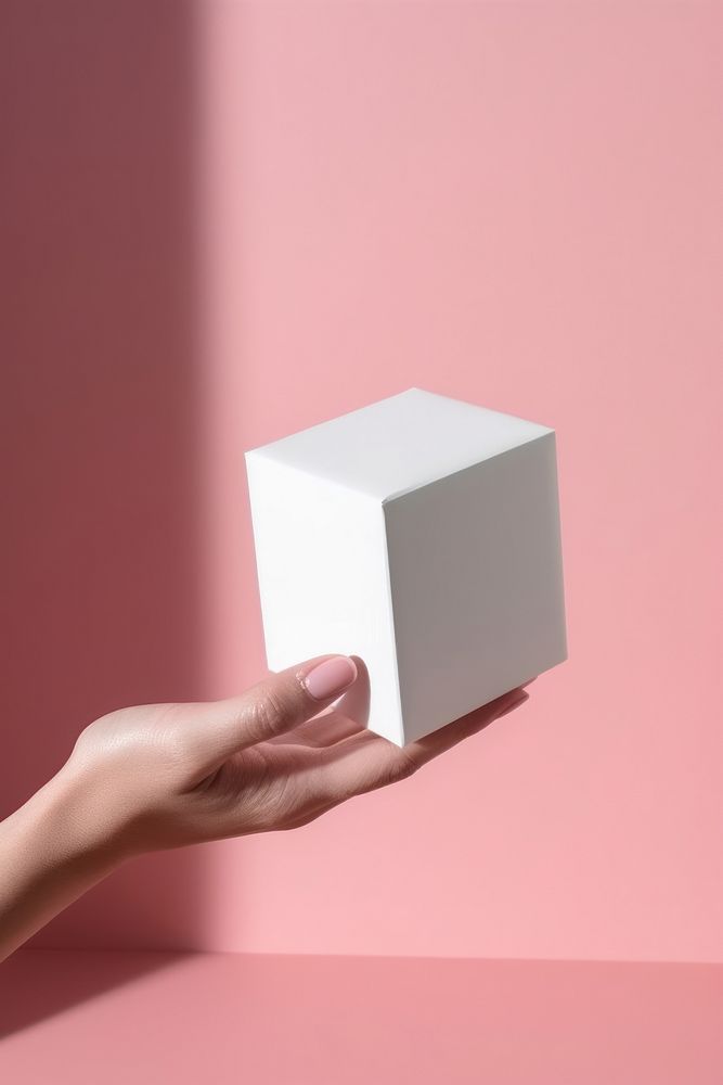 Rectangle box holding paper white. AI generated Image by rawpixel.