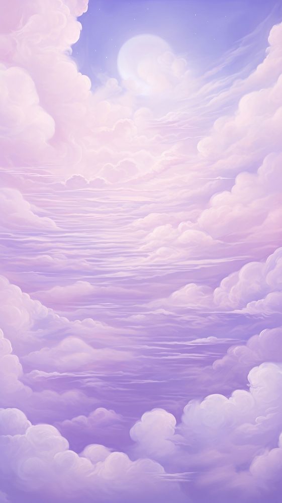 Sky wallpaper purple outdoors nature. AI generated Image by rawpixel.